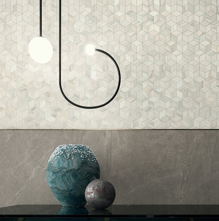 Foyer Royal: Marca Corona porcelain stoneware tiles