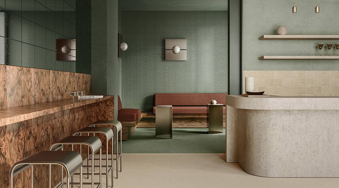 Image of the collection Multiforme Mira, Commercial spaces, TERRACOTTA AND CONCRETE EFFECT, DESIGN & DECOR EFFECT