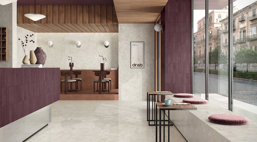 Immagine della collezione Scultorea Delicata, Spazi residenziali, EFFETTO MARMO