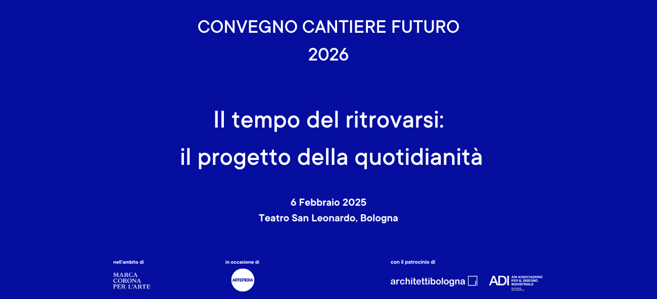 banner blu con logo Riesistere a sinistra e loghetti dei partner del convegno in basso