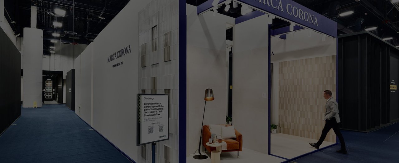 Stand Marca Corona en feria