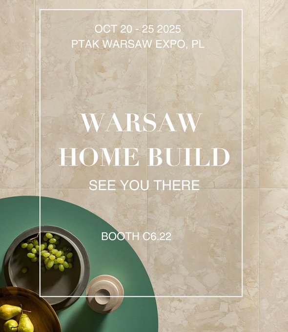 Official poster for Warsaw Home Build 2025 Marca Corona.