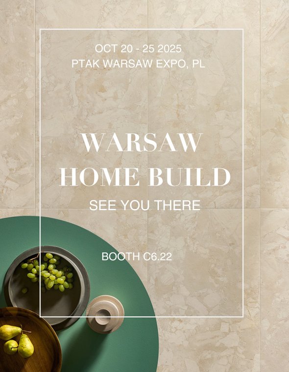 Official poster for Warsaw Home Build 2025 Marca Corona.