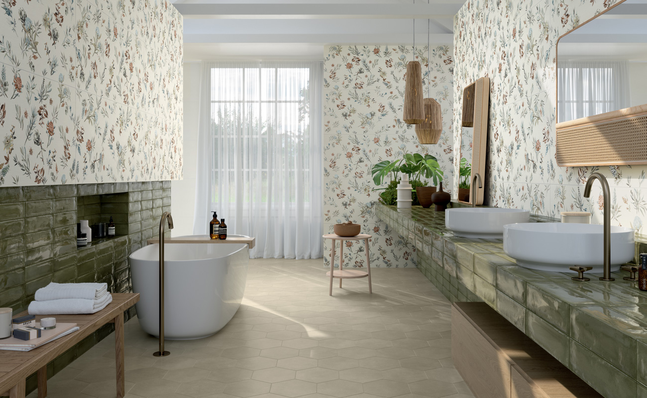 Bagno: tendenze piastrelle 2023