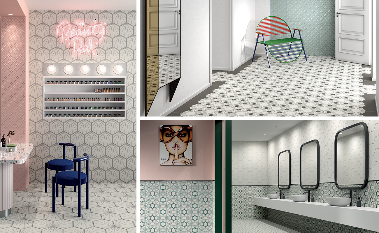 Paprica Cement Tiles by Marca Corona