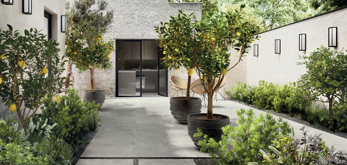 Immagine della collezione Stage, Pavimenti per esterno, EFFETTO COTTO E CEMENTO