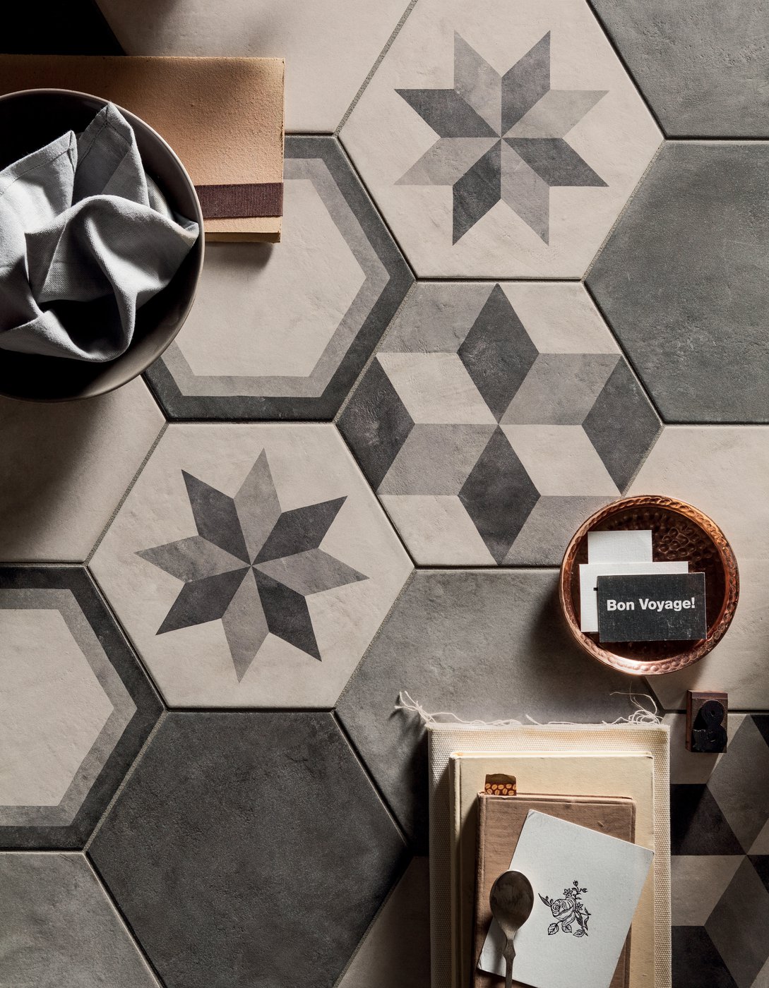 Hexagon Terracotta Tile For Floors And Walls Terra Marca Corona