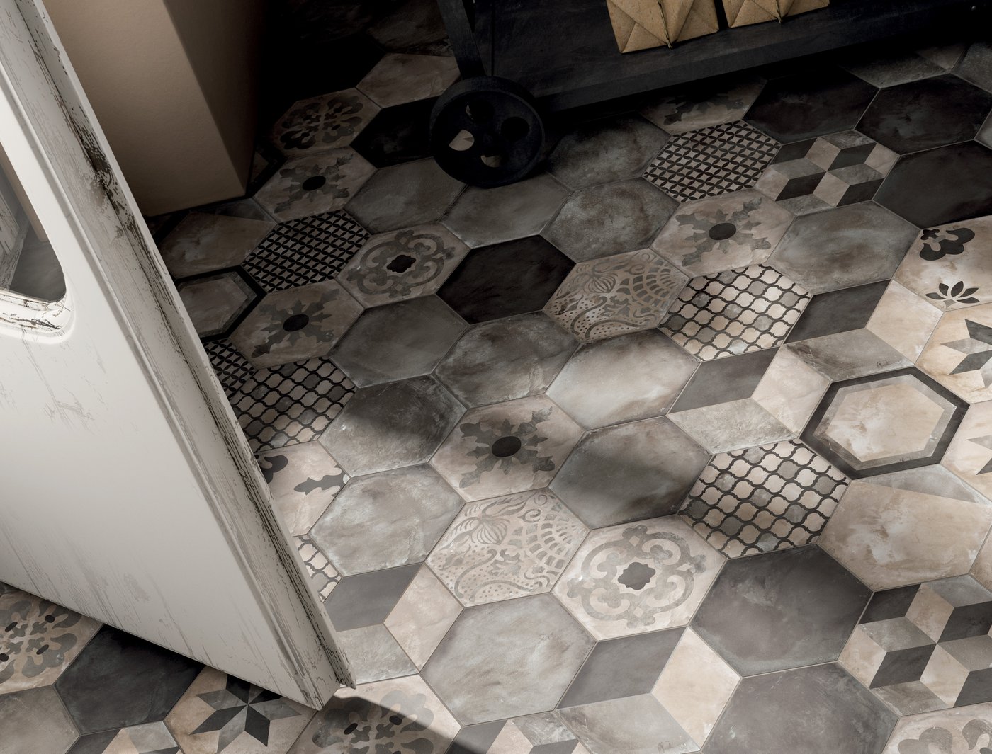 Hexagon Terracotta Tile For Floors And Walls Terra Marca Corona