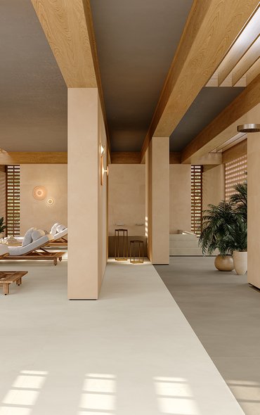 Immagine della collezione Calcecreta, Spazi residenziali, EFFETTO COTTO E CEMENTO