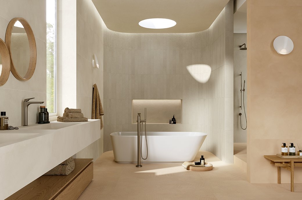 Immagine della collezione Calcecreta, Spazi residenziali, EFFETTO COTTO E CEMENTO