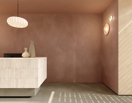 Image of the collection Calcecreta, Commercial spaces, TERRACOTTA AND CONCRETE EFFECT