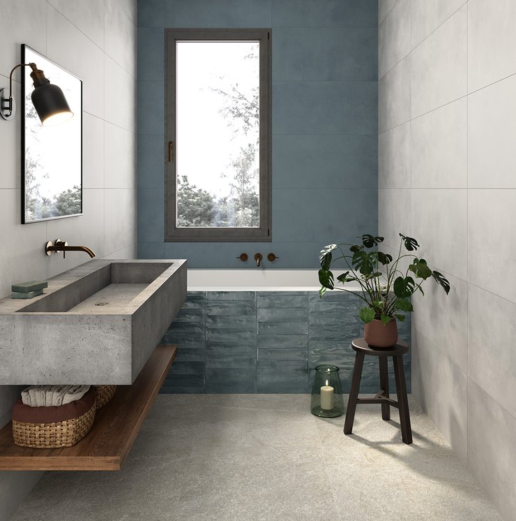 Image of the collection Arkiquartz, BATHROOM TILES, STONE EFFECT, TERRACOTTA AND CONCRETE EFFECT