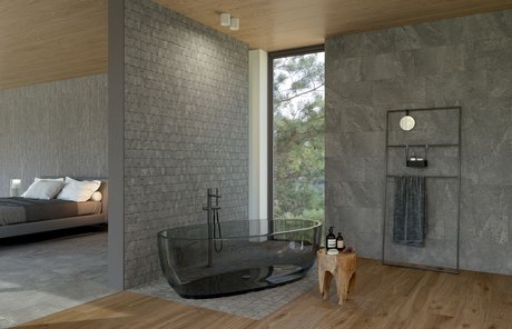 Image of the collection Arkiquartz, BATHROOM TILES, STONE EFFECT