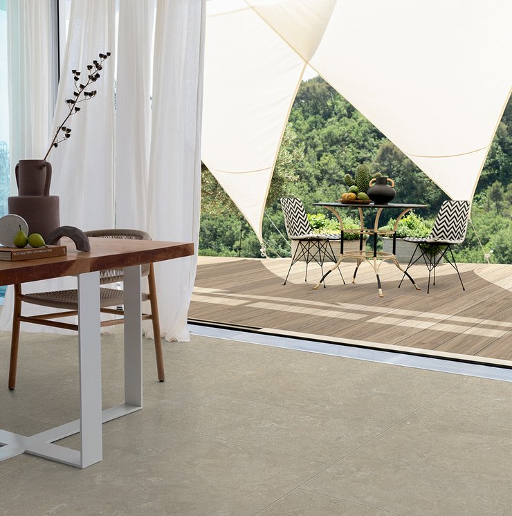 Bild der Kollektion Arkistyle, Wohnräume, AUßENBEREICH, STEINOPTIK, HOLZOPTIK