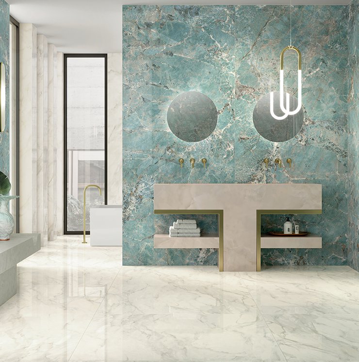 Foyer Royal: Marca Corona porcelain stoneware tiles