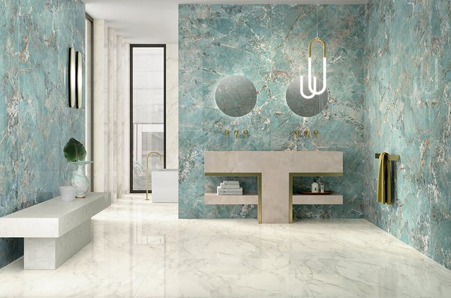 Imagen de la colección Scultorea Foyer, Baño, Espacios comerciales, Efecto Mármol