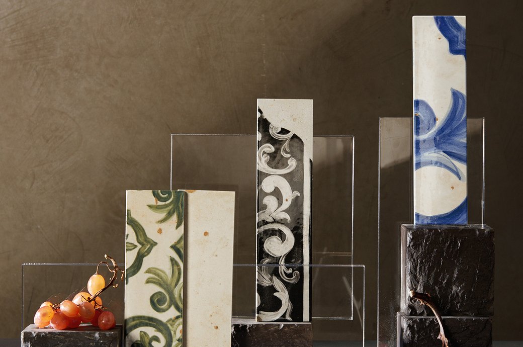 PIASTRELLE PER LA CUCINA, LIVING E CAMERA DA LETTO Miniature Fregio | Marca Corona ceramic tiles