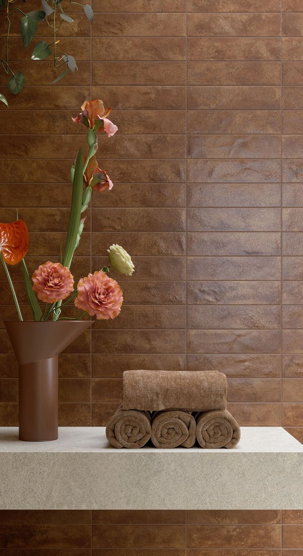 PIASTRELLE COLOR MARRONE Miniature Fuoco | Marca Corona ceramic tiles