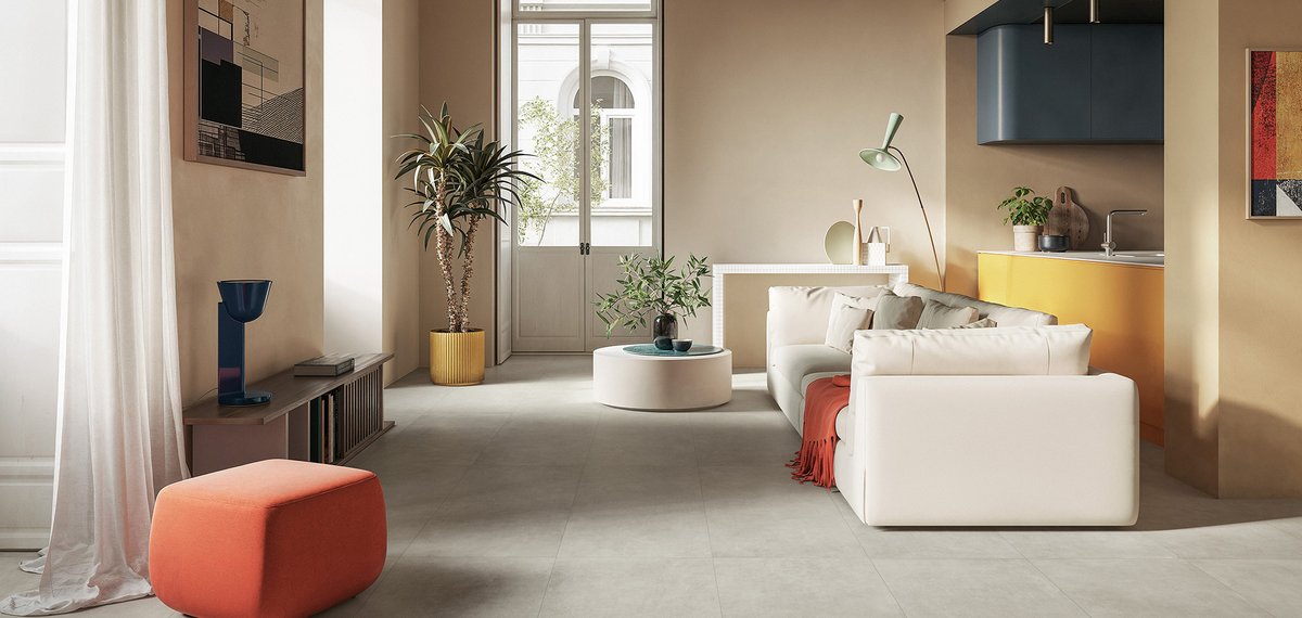 Изображение коллекции Logos, помещений жилого, ЭФФЕКТ ТЕРРАКОТЫ И ЦЕМЕНТА