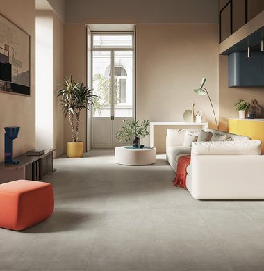 Immagine della collezione Logos, Spazi residenziali, EFFETTO COTTO E CEMENTO