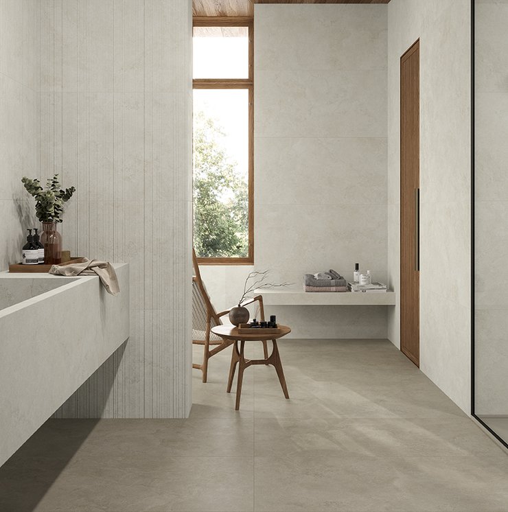 Image of the collection Arkigeo, BATHROOM TILES, STONE EFFECT