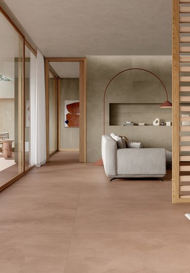 Immagine della collezione Calcecreta, Spazi residenziali, EFFETTO COTTO E CEMENTO