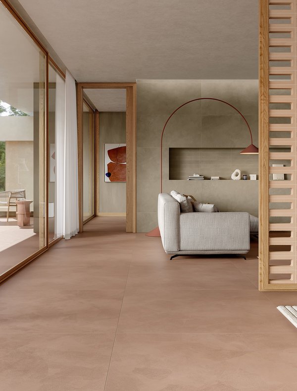 Immagine della collezione Calcecreta, Spazi residenziali, EFFETTO COTTO E CEMENTO