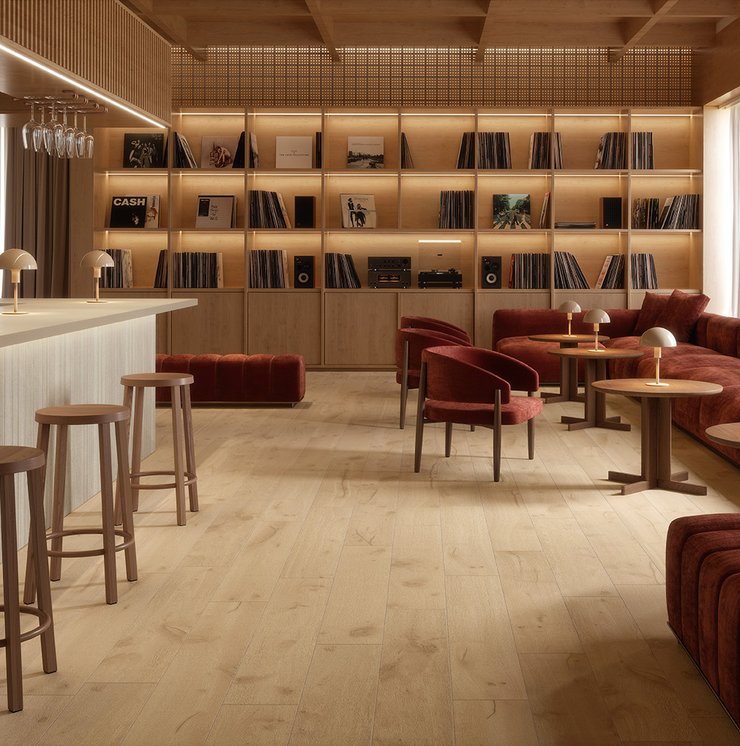 Image of the collection Elisir Pura, Commercial spaces, WOOD EFFECT