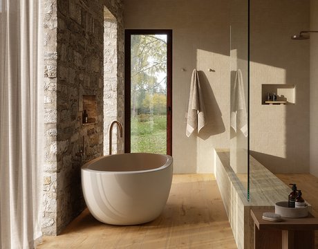 Image of the collection Elisir Pura, BATHROOM TILES, Residential settings, WOOD EFFECT