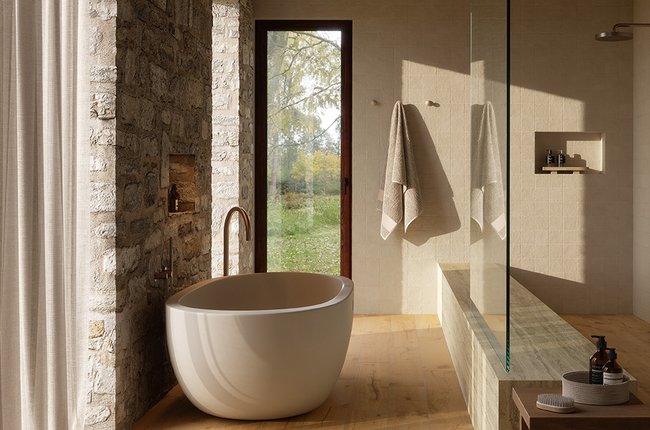 Image of the collection Elisir Pura, BATHROOM TILES, Residential settings, WOOD EFFECT
