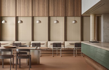 Image of the collection Multiforme Mira, Commercial spaces, TERRACOTTA AND CONCRETE EFFECT