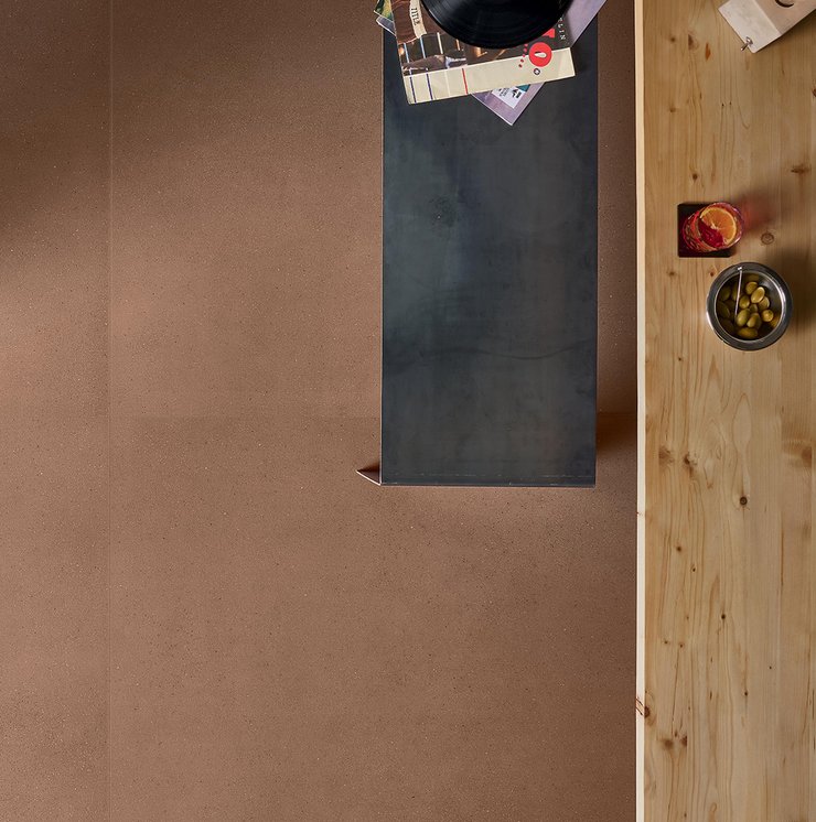 Image of the collection Multiforme Mira, Commercial spaces, TERRACOTTA AND CONCRETE EFFECT