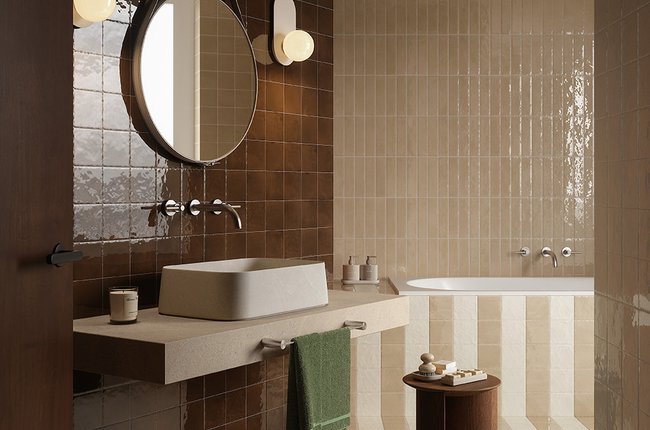 Image of the collection Miniature Tela, BATHROOM TILES, Residential settings, DESIGN & DECOR EFFECT