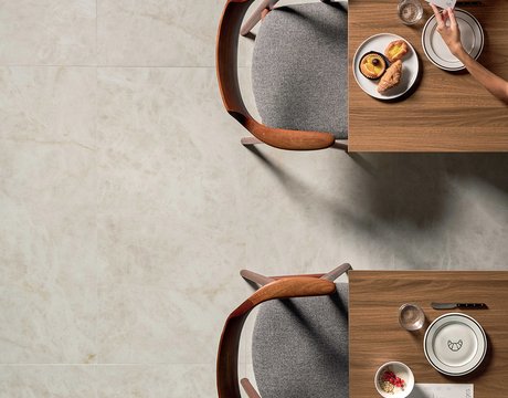 Bild der Kollektion Scultorea Delicata, Gewerbeflächen, MARMOROPTIK