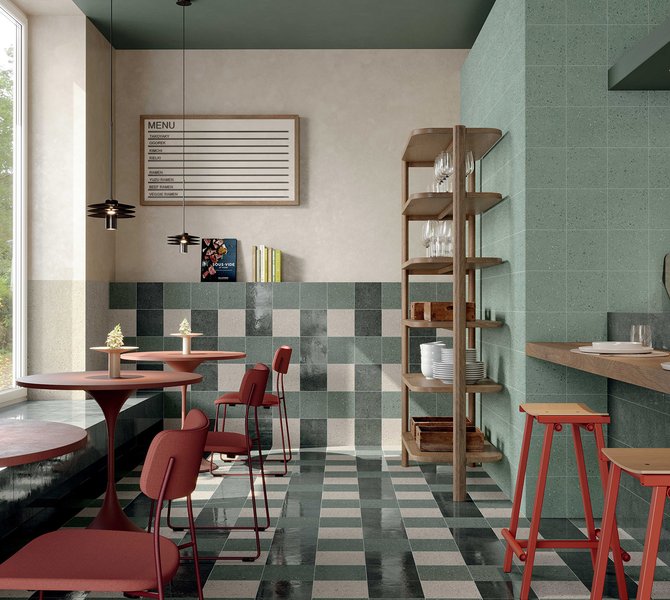 Изображение коллекции Terrasale, коммерческое помещение, ЭФФЕКТ ТЕРРАКОТЫ И ЦЕМЕНТА