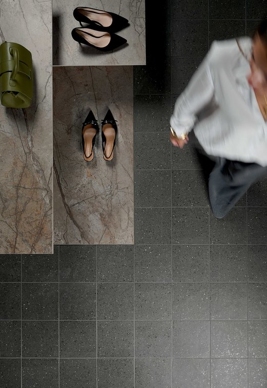Image of the collection Terrasale, Commercial spaces, TERRACOTTA AND CONCRETE EFFECT