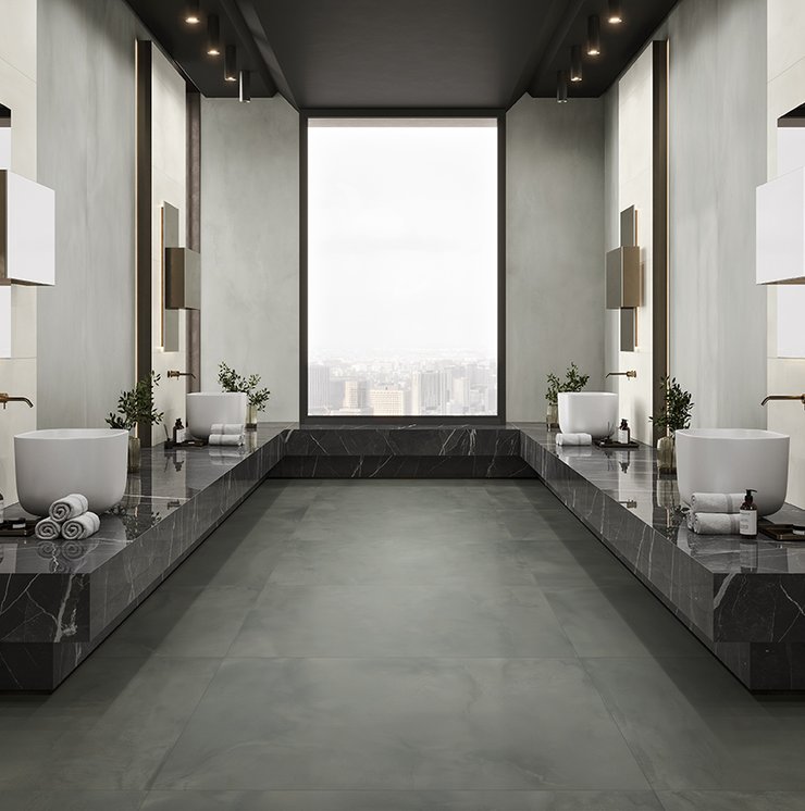 Immagine della collezione Vulcanica, Spazi commerciali, EFFETTO METALLO