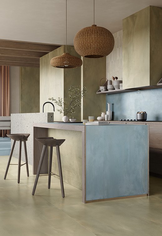 Immagine della collezione Vulcanica, Spazi residenziali, EFFETTO METALLO