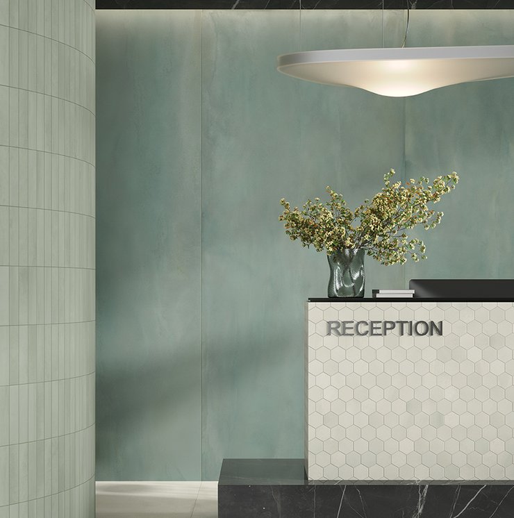 Immagine della collezione Vulcanica, Spazi commerciali, EFFETTO METALLO