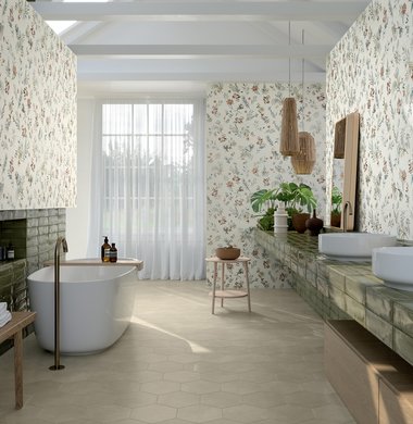 Bild der Kollektion Mirabilia, BADZIMMER, HOLZOPTIK, TERRAKOTTA- UND ZEMENTEFFEKT, DESIGN- UND DEKOREFFEKT