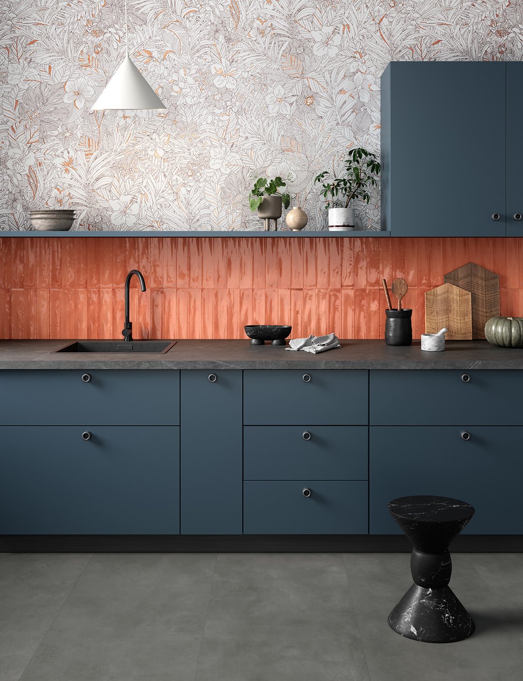 Carrelage Arkistone Dark Trama 30x60 Cm – Marca Corona, Effet Pierre, Résistant à L'eau