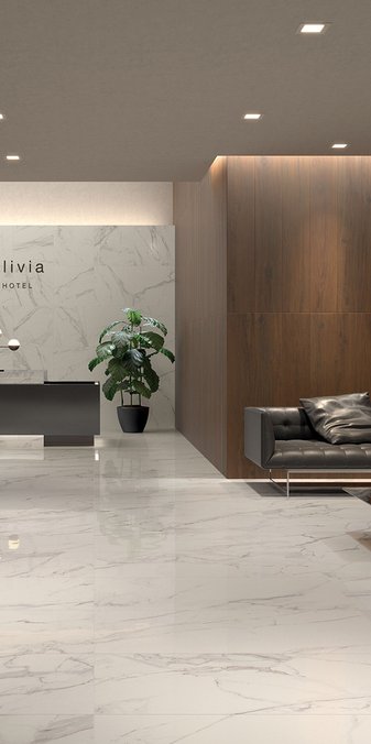 Image de la collection Scultorea Foyer, Espaces résidentiels, EFFET MARBLE