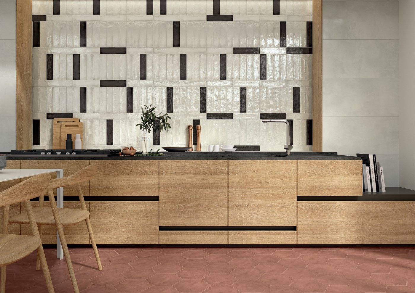 Retro style ceramic tiles Multiforme 1741 | Marca Corona