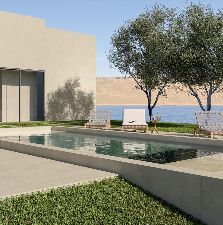 Immagine della collezione Multiforme Dune, Pavimenti per esterno, EFFETTO COTTO E CEMENTO