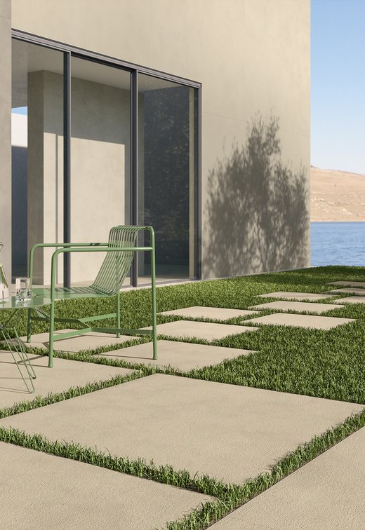 Immagine della collezione Multiforme Dune, Pavimenti per esterno, EFFETTO COTTO E CEMENTO