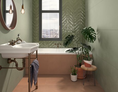 Image of the collection Multiforme, BATHROOM TILES, TERRACOTTA AND CONCRETE EFFECT, DESIGN & DECOR EFFECT, BRICK-EFFECT