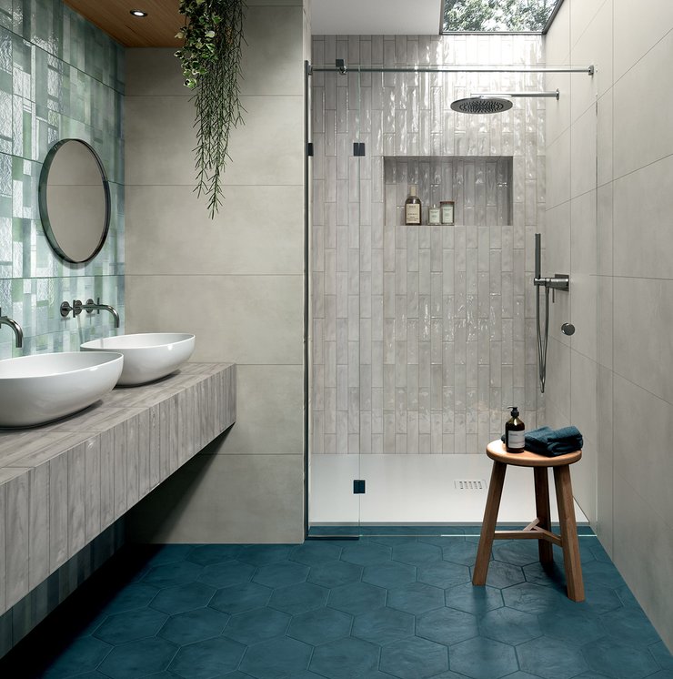 Image of the collection Multiforme, BATHROOM TILES, TERRACOTTA AND CONCRETE EFFECT, DESIGN & DECOR EFFECT, BRICK-EFFECT