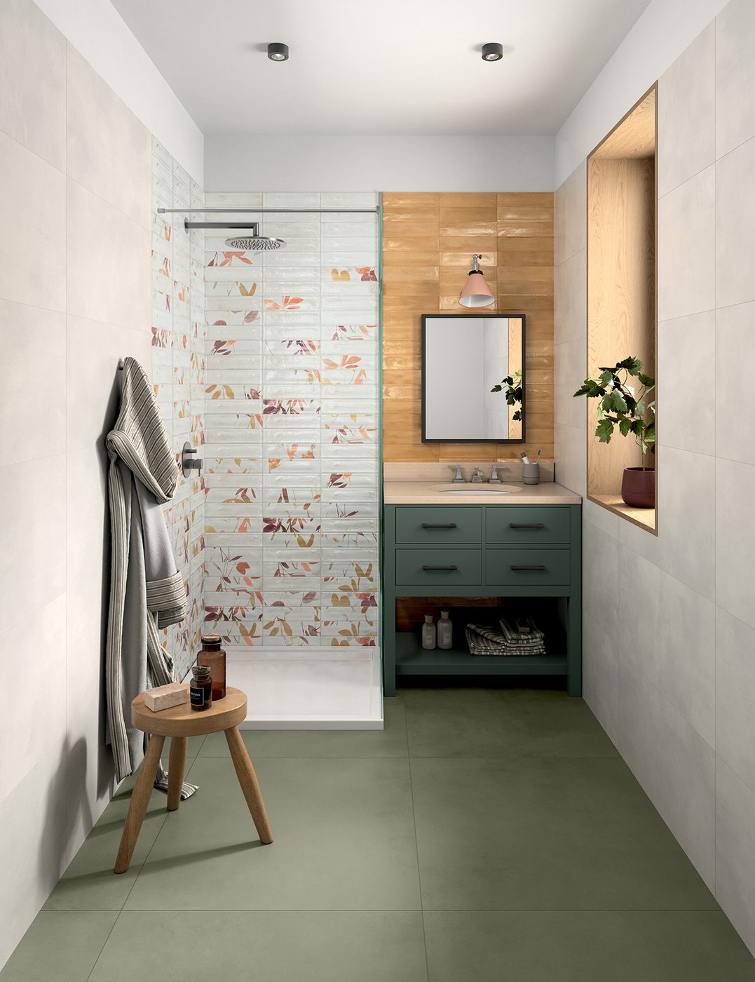 Retro style ceramic tiles Multiforme 1741 | Marca Corona