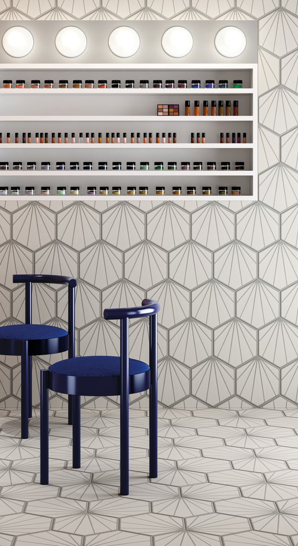 CONCRETE EFFECT TILES Paprica | Marca Corona ceramic tiles