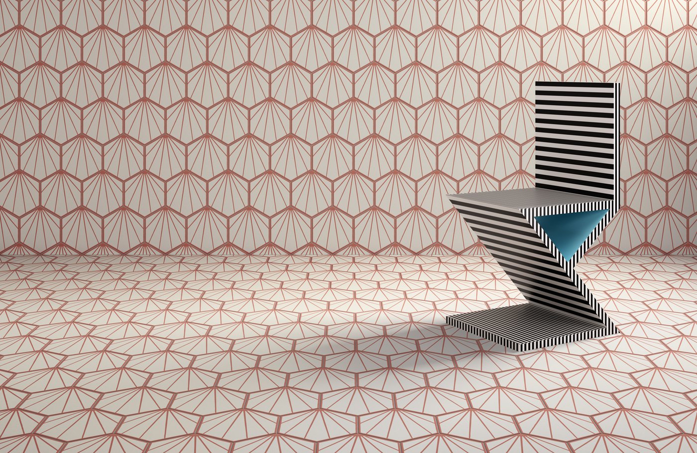 paprica hexagon floor and wall tiles